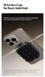 Магнитная настольная подставка для смартфона Ulanzi MA39 с присоской для iPhone, алюминиевая мини-подставка для ноутбука со стеклянным экраном Black - изображение 10