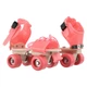Детские раздвижные ролики квады для начинающих SP-Sport 0102 размер 30-39 Pink - изображение 1