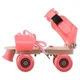 Детские раздвижные ролики квады для начинающих SP-Sport 0102 размер 30-39 Pink - изображение 4