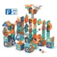 Дитячий конструктор Marble Run на 395 деталей | Кульковий Лабіринт Марбл Ран із Прозорими Трубами | Розвиваюча STEM Іграшка для Дітей 3+ - зображення 3