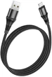 Кабель Hoco X50 Lightning 2.4A для iPhone Черный 1 м - изображение 3