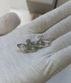Vivienne Westwood Сережки жіночі білого кольору - изображение 8