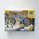 Коллекционная мини-модель велосипеда металлический Фингербайк MTB игрушечный велосипед 1:8 Размер 18 см Синий - изображение 4