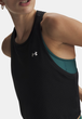 Женский спортивный топ Under Armour UA Tech Sport Mesh Crop Tank черный, размер M - изображение 3