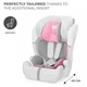 Автокресло Kinderkraft Comfort Up i-Size серо- розовый (KCCOUP02PNK0000) - изображение 11