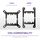 Система рідинного охолодження NZXT Kraken Plus V2 360 мм AIO Liquid Cooler Display Radiator Fans Black (RL-KN360-B2) - изображение 2