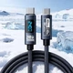 Кабель USB-C 4.0 240W Thunderbolt 4 (40 Гбіт/с) 8k 60hz для MacBook Pro|Air|M1|M2|M3|M4 LED - изображение 6