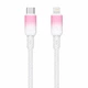 Кабель XON SmartCable Type-C - Lightning PD 20W 2м UniLink (SU80CL2W2W 4852) Розовый/Белый - изображение 2