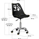 Дитяче крісло Hommex Dingo Black / Black (арт H-232 B/B MR) на колесах хром - зображення 2