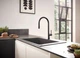 Змішувач hansgrohe Talis M54 для кухонної мийки з висувним виливом, чорний матовий 72802670 - зображення 12