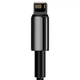 Кабель Baseus Tungsten Gold Fast Charging USB-A to Lightning 1m Black (CALWJ-01) - изображение 8