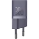 Мережевий зарядний пристрій Baseus GaN5 Mini PD QC 30W USB-C з кабелем USB-C to USB-C 1 м Midnight Purple (6932172654436) - зображення 2