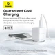 Сетевое зарядное устройство Baseus Palm PD/FC 20W USB-C with USB-C to USB-C Cable 1 m White (P10111602213-01) - изображение 8