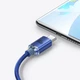 Кабель Baseus Crystal Shine USB-A to USB-C 1.2m Blue (CAJY000403) - зображення 9