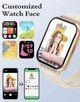 Умные часы RUIMEN Smart Watch с функцией звонков (Экран 1.85", Фитнес-трекер, 2 ремешка в комплекте, Цвет: Молочно-белый - изображение 5