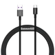 Кабель Baseus Superior USB-A to USB-C 1m Black (CATYS-01) - зображення 1