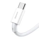 Кабель Baseus Superior Series Fast Charging USB-A to USB-C 1m White (CATYS-02) - зображення 3
