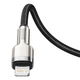 Кабель Baseus Cafule Metal USB-C to Lightning 1m Black (CATLJK-A01) - зображення 7