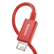 Кабель Baseus Superior Series Fast Charging USB-A to Lightning 1m Red (CALYS-A09) - зображення 3