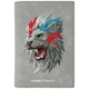 Etui-portfel Nimmy Raptor Lion na paszport Grey (6971080319143) - obraz 1