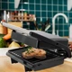 Гриль электрический Kamille KM-6721 черный с двумя пластинами с антипригарным покрытием и индикатором нагрева 900 Вт (84-163-KM-6721) - изображение 7