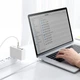 Кабель Baseus Cafule Metal Data Cable USB-C to USB-C 100W 1m White (CATLJK-C02) - зображення 7