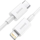 Кабель Baseus Superior Series Fast Charging USB-C to Lightning 0.25m White (CATLYS-02) - зображення 2