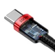 Кабель Baseus Cafule USB-C to USB-C 2m Black (CATKLF-AL91) - зображення 5