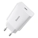Сетевое зарядное устройство Baseus Speed Mini PD 20W USB-C White (CCFS-SN02) - изображение 1