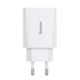 Сетевое зарядное устройство Baseus Speed Mini PD 20W USB-C White (CCFS-SN02) - изображение 2