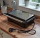 Электрогриль контактный Domotec 1000 Вт, с антипригарным покрытием, для быстрого приготовления ваших любимых блюд, Черный (О42) - изображение 2