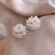 Женские сережки "Гроздья" jewelry Белые - изображение 3
