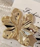 Женские сережки "Золотистый цветок" jewelry - изображение 5
