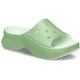Жіночі шльопанці Платформа Crocs Bae Slide Platform Mint Tint (39-40, м'ятні) - зображення 3