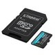 Карта пам'яті Kingston microSDXC 256GB Canvas Go! Plus G4 Class 10 UHS-I U3 V30 A2 + SD-адаптер (SDCG4/256GB) - зображення 2