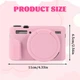 Силиконовый чехол для фотокамер Canon PowerShot G7X Mark III розовый - изображение 3