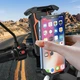 Тримач телефону для велосипеда/мотоцикла XO C201 Full-Coverage Motorcycle Phone Mount 7" Black - изображение 5
