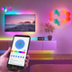 Настінні модульні Smart LED панелі соти LXQG01 RGBIC з Bluetooth та пультом набір 10 шт 65657 - зображення 7