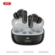 Бездротові блютуз TWS навушники XO G42 Golden Bud Exquisite Dual-Mic ANC+ENC Bluetooth V5.4 чорні - изображение 5
