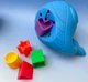 Силиконовый сортер Jellystone Designs морской нарвал 5 фигур (9343900013222) - изображение 5
