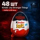 Набір 48 Шоколадних Яєць Kinder Joy Stranger Things Funko Pop з Фігурками Кіндер Джой по серіалу Netflix Дивні Дива - изображение 1
