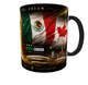 Кружка (чашка) с принтом «FIFA World Cup 2026 USA Mexico Canada» – подарок для футбольного болельщика | 330 мл(черная ручка) - изображение 6