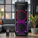 Караоке колонка ZXX 100W 2х10" Bluetooth TWS с 2 радиомикрофонами, FM-радио, USB/TF, LED подсветкой, пультом ДУ (ОІ56-XXZ) - изображение 1