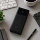 Повербанк Baseus Bipow 30000 mAh 20W Power Bank з цифровим дисплеєм, швидка зарядка QC 3.0, 2 USB + Type-C, чорний - зображення 1