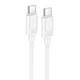 Дата кабель Hoco X122 Benefit Type-C to Type-C 60W (1m) White - изображение 1