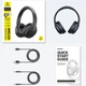 Накладні бездротові навушники Bass BH1 Lite AI ENC (A0203C) Cosmic Black Baseus (2000003517053) - зображення 4