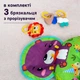 Развивающая подушка коврик 2 в 1 Мишка для малыша ребенка новорожденного от 0 месяцев Сolombokid мягкий на пол с погремушками музыкальный, для поддержки младенца на полу. - изображение 2