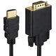 Кабель HDMI-VGA, 1,8м / Кабель для підключення / Мультимедійний кабель HDMI-VGA для монітора / Адаптер - изображение 4