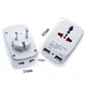 Мережевий трійник Travel Adaptor SL-188 з USB адаптер для розетки перехідник з USB мережевий розгалужувач - зображення 8