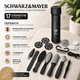 Аккумуляторная электропемза Schwarz&Mayer, набор из 17 элементов для чистки - изображение 3